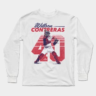 Willson Contreras St. Louis Retro Long Sleeve T-Shirt